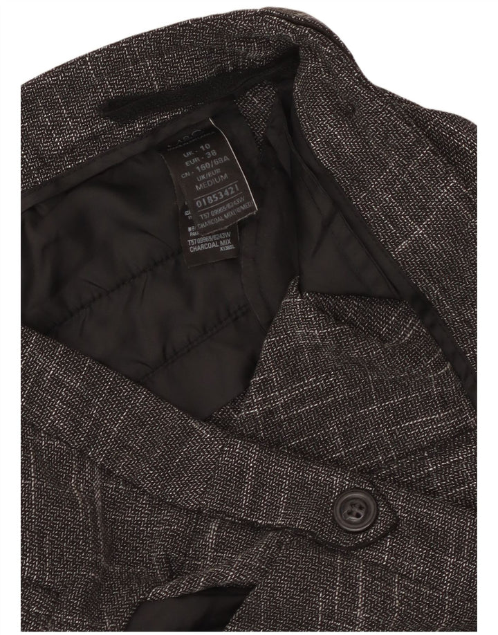 Pantaloni chino pentru femei Marks & Spencer UK 10 Small W30 L29 Gri Check