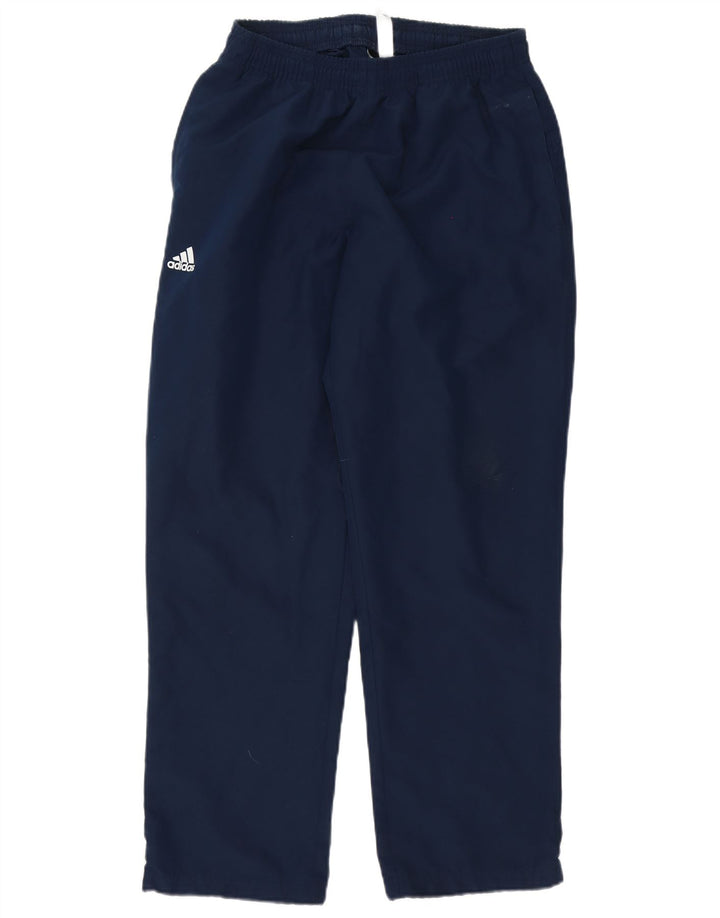 Pantaloni de trening Adidas pentru bărbați cu grafică, poliester mediu albastru