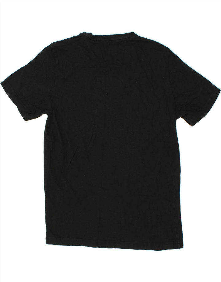 PUMA Mens Graphic T-Shirt Top Medium Black | Vintage Puma | Thrift | Second-Hand Puma | Used Clothing | Messina Hembry 