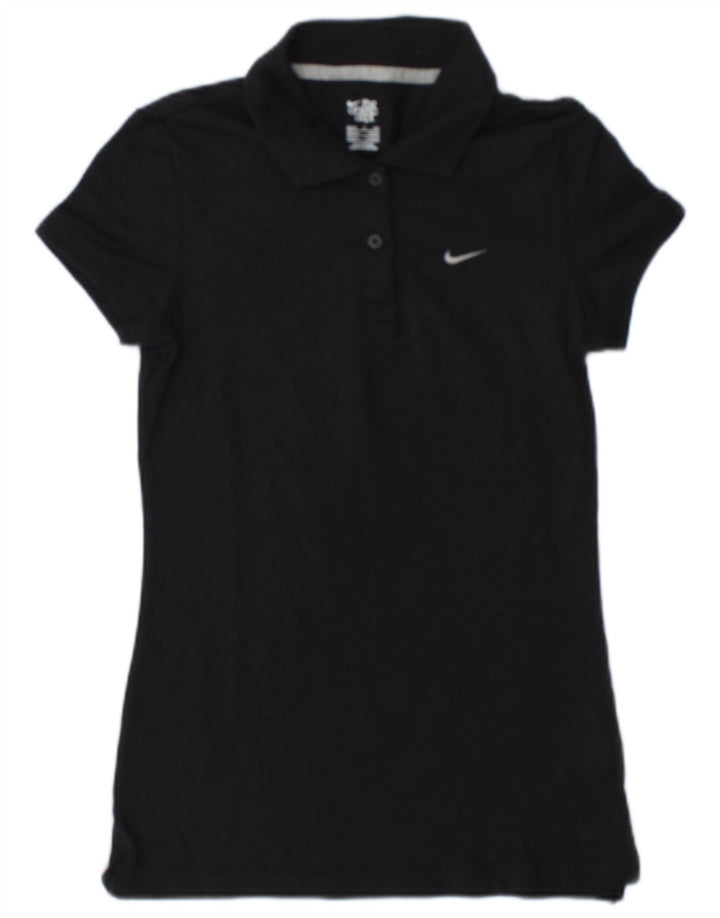 Tricou polo Nike pentru femei UK 8/10 Small Negru