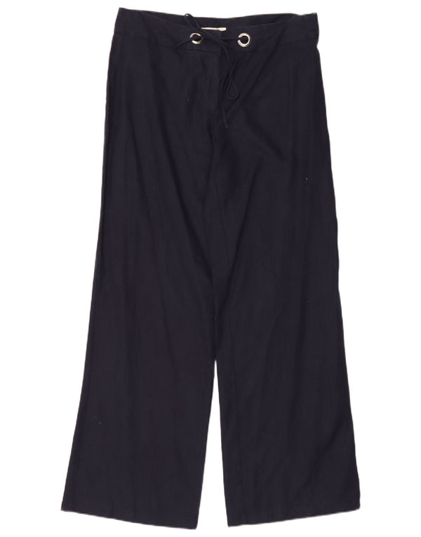 Pantaloni largi pentru femei Marks & Spencer UK 14 mare L34 L32 bleumarin