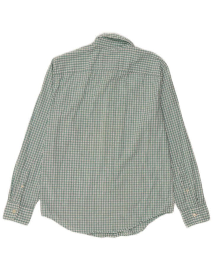 Cămașă pentru bărbați Abercrombie & Fitch, bumbac, verde, vichy