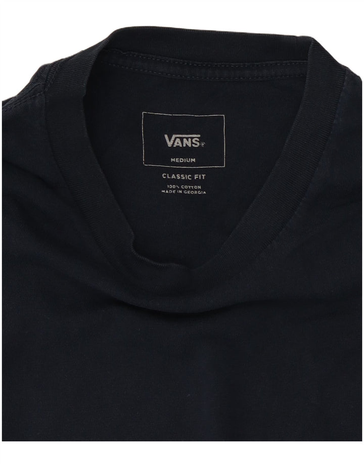 Tricou VANS Classic Fit pentru bărbați Top mediu din bumbac bleumarin