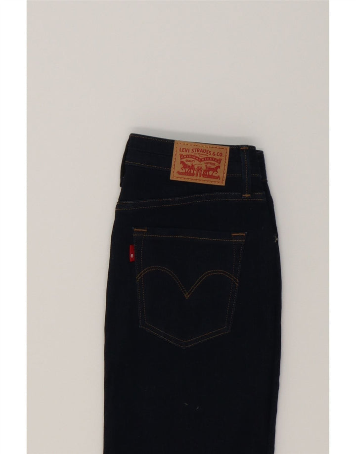 LEVI'S Womens Denim Skirt W23 2XS Navy Blue Cotton Vintage Levi's and Second-Hand Levi's from Messina Hembry 