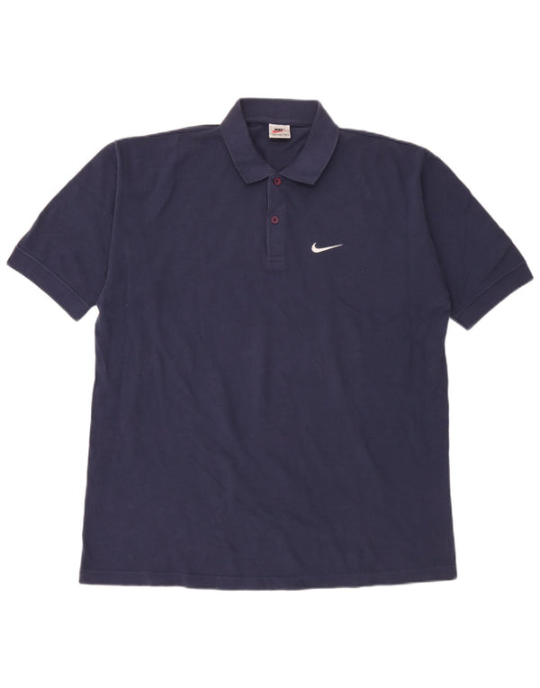 Tricou polo pentru bărbați Nike XL, bumbac bleumarin