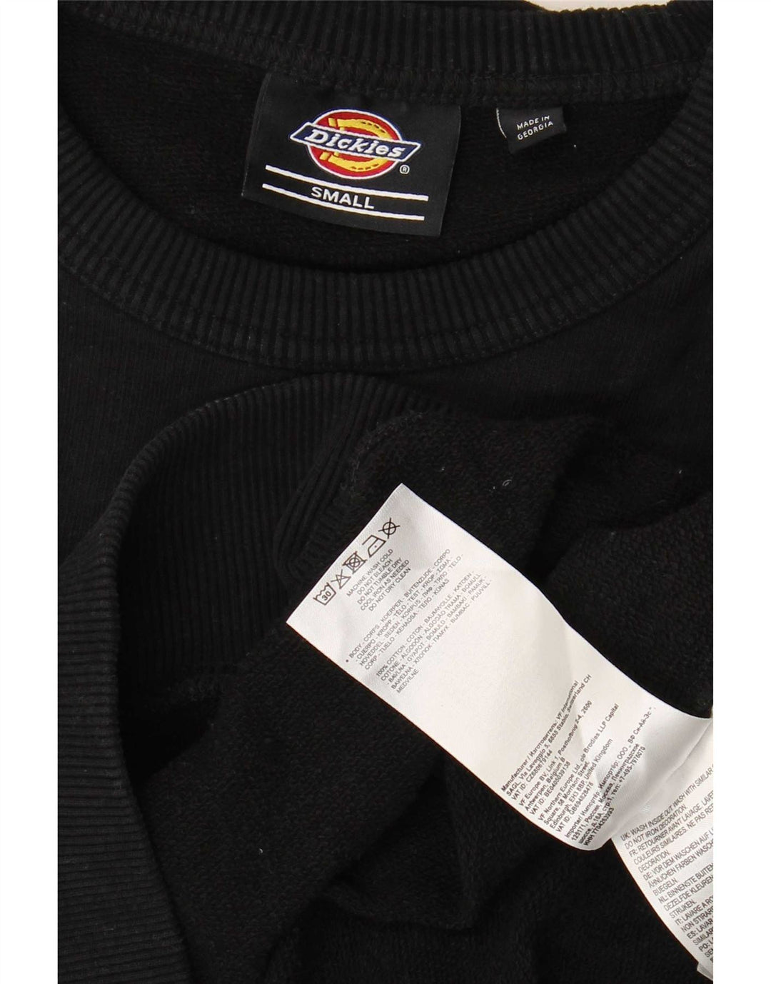 Hanorac grafic pentru bărbați Dickies Pulover mic, negru, bumbac