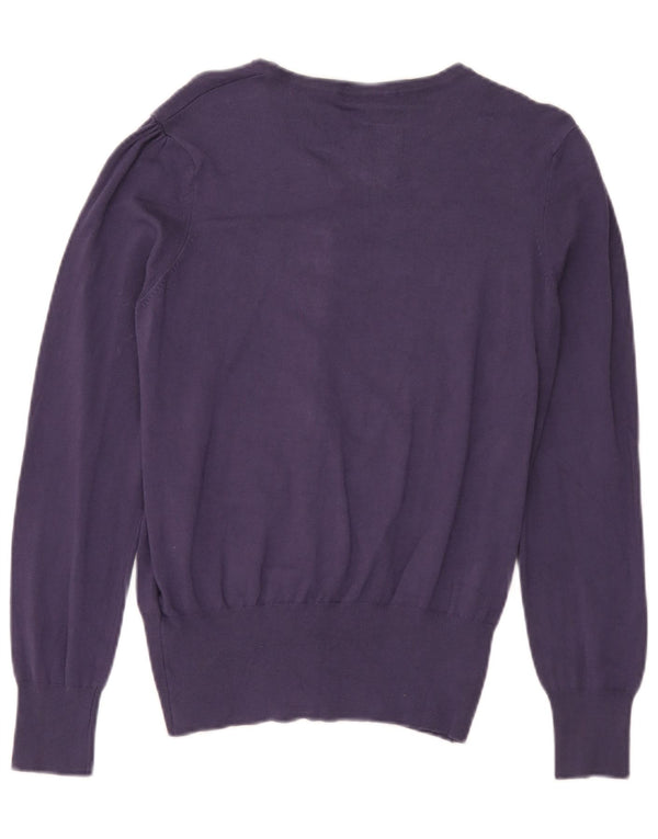 Pulover cardigan pentru femei Marks & Spencer UK 16 Viscoză mare violet
