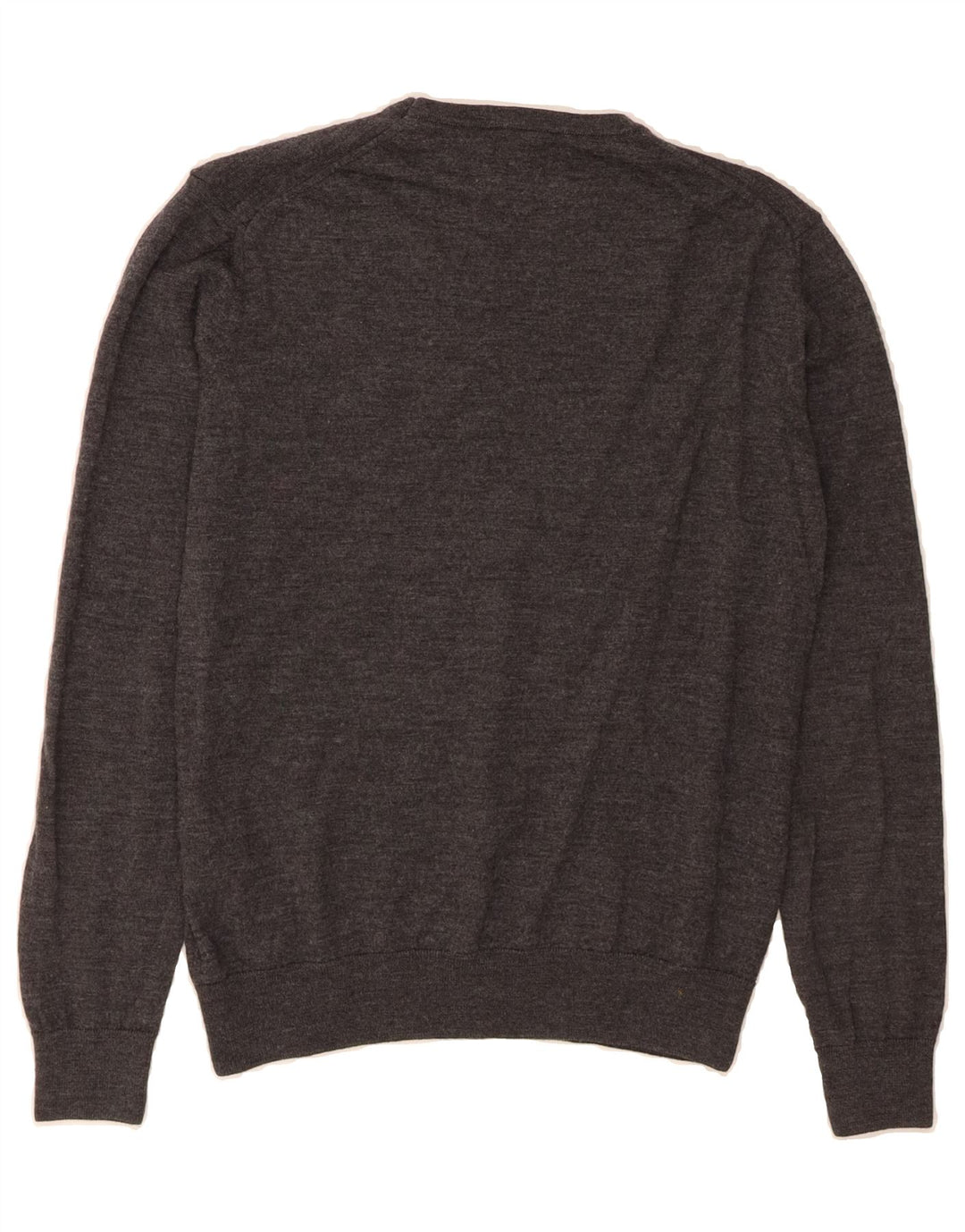 ZARA Mens Crew Neck Jumper Sweater Large Grey Wool Vintage Zara and Second-Hand Zara from Messina Hembry 