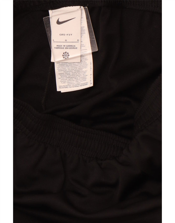 Pantaloni de trening NIKE Dri Fit pentru bărbați, mari, negru, poliester color bloc