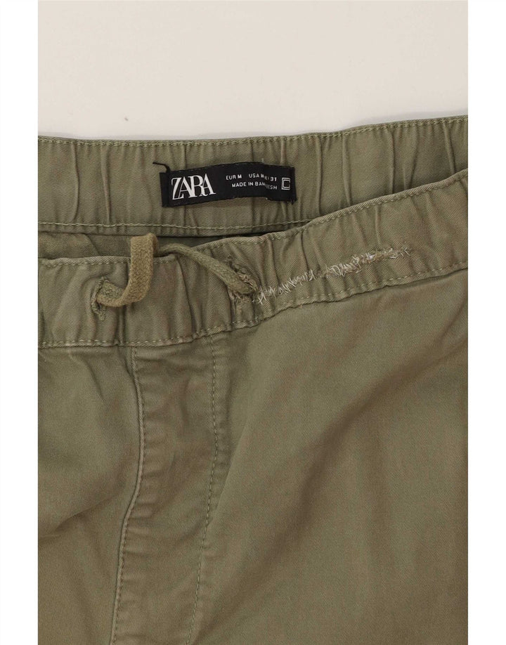 Pantaloni cargo pentru bărbați Zara Joggeri Mediu L32 L26 Kaki