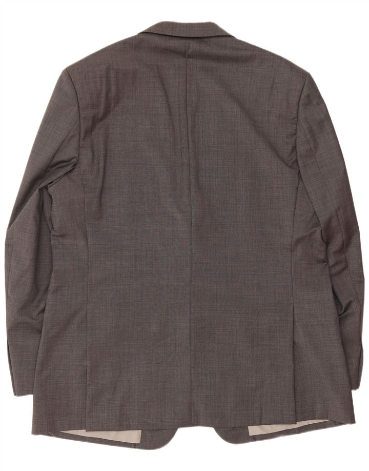 Marks & Spencer jachetă pentru bărbați cu 2 nasturi, UK 44 XL, lână gri
