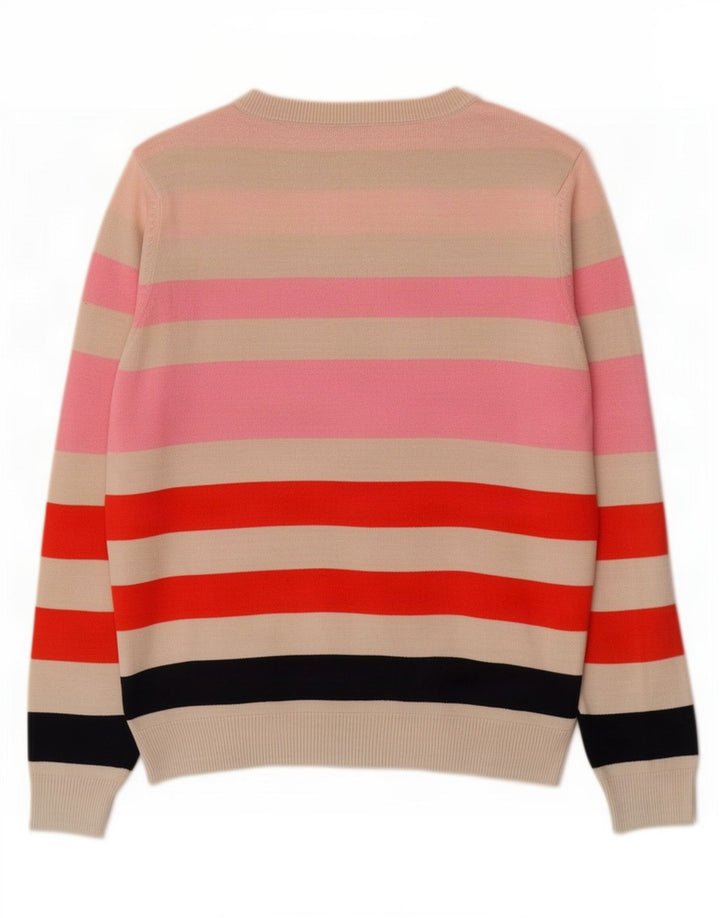 Pulover cu decolteu în V pentru femei Marks & Spencer UK 10 mic multicolor