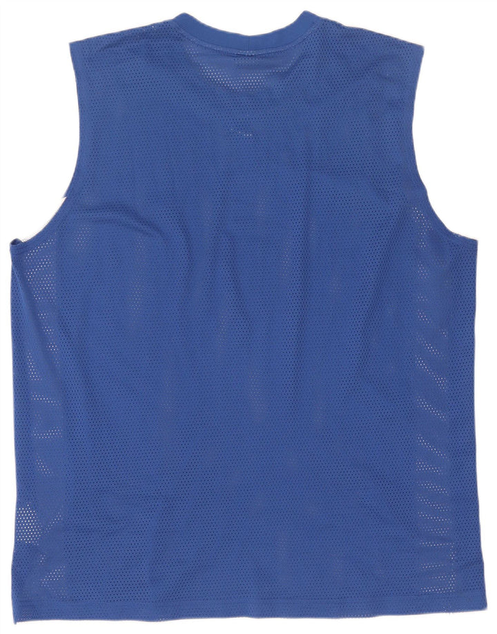 Vestă pentru bărbați Nike, mare, albastru, poliester color bloc