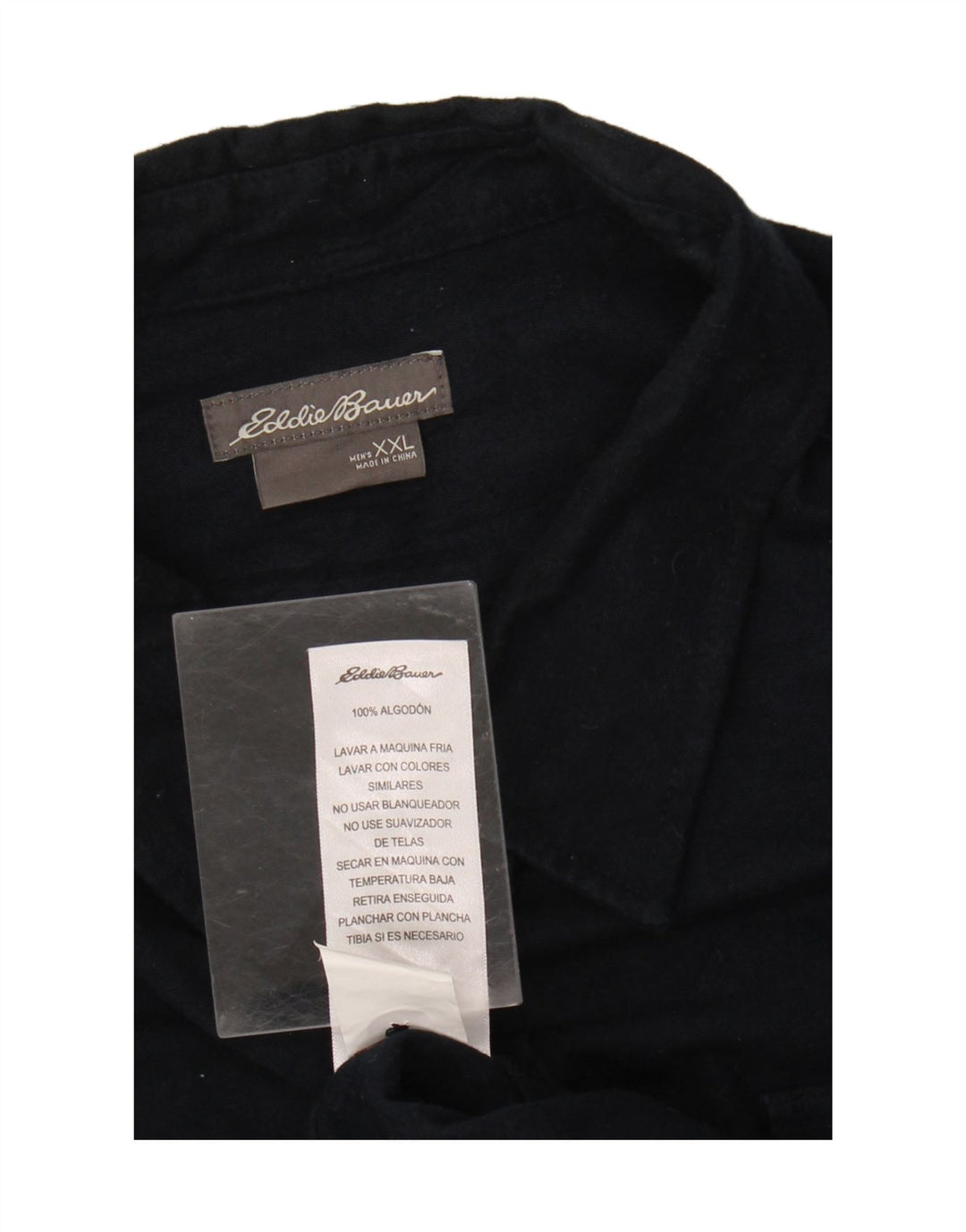 Cămașă pentru bărbați Eddie Bauer 2XL din bumbac bleumarin