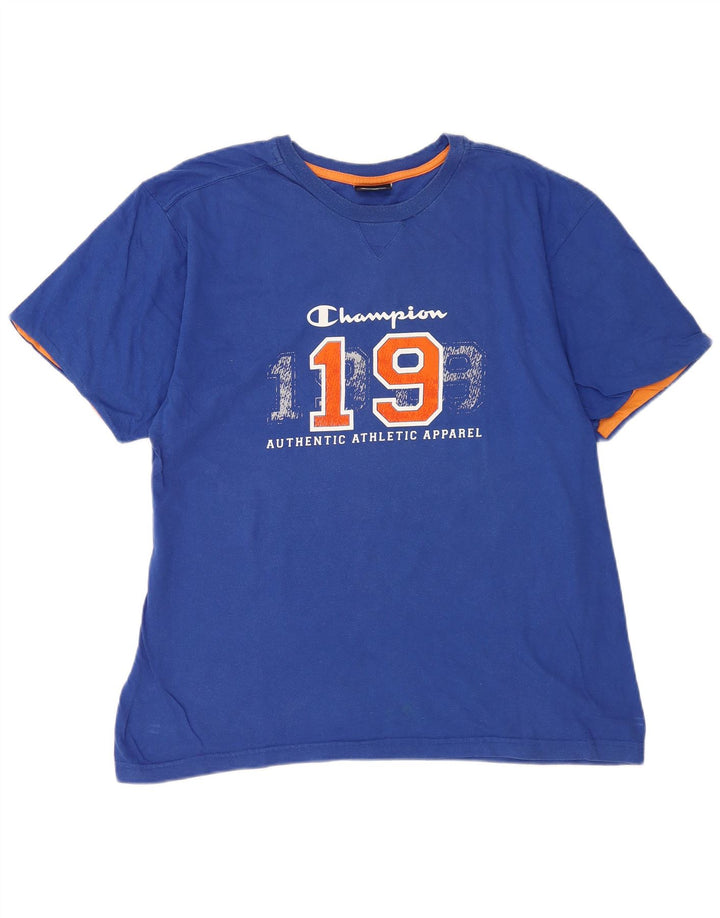 Tricou grafic pentru bărbați Champion Top XL Albastru