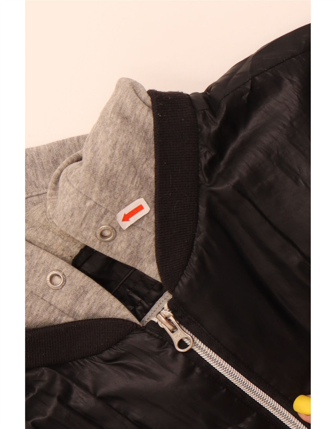 Jachetă bomber cu glugă pentru femei Champion UK 18 XL poliester negru