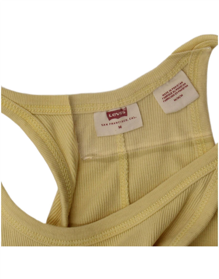 Vest Top pentru femei Levi's UK 12 Medium Yellow
