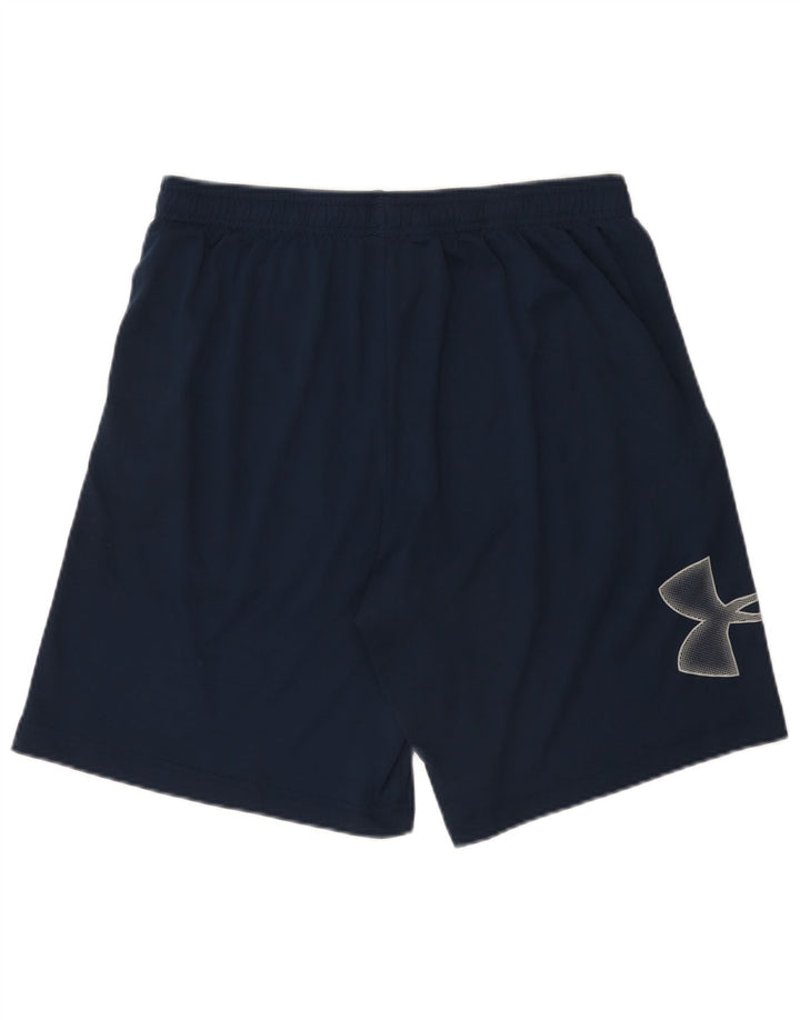 Pantaloni scurți sport grafic Under Armour pentru bărbați, mari, albastru, poliester