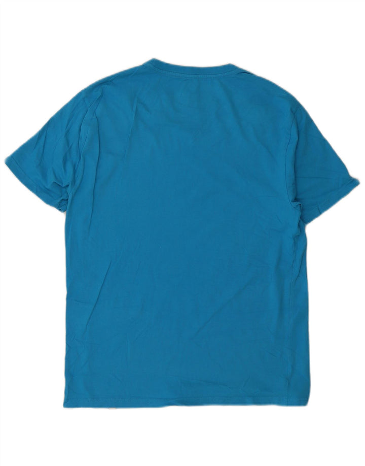 Tricou grafic pentru bărbați Hurley Top din bumbac albastru mediu