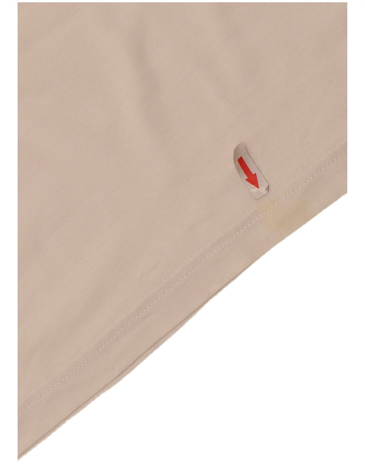 Tricou grafic cu trei dungi Adidas pentru bărbați Top Mediu Alb