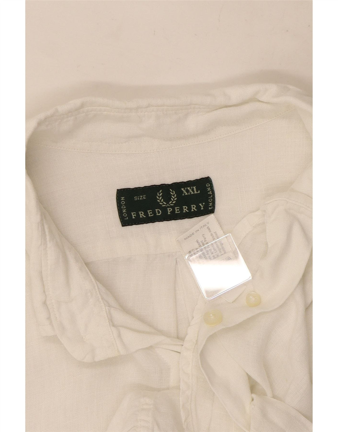 Cămașă Fred Perry pentru bărbați, 2XL, in alb