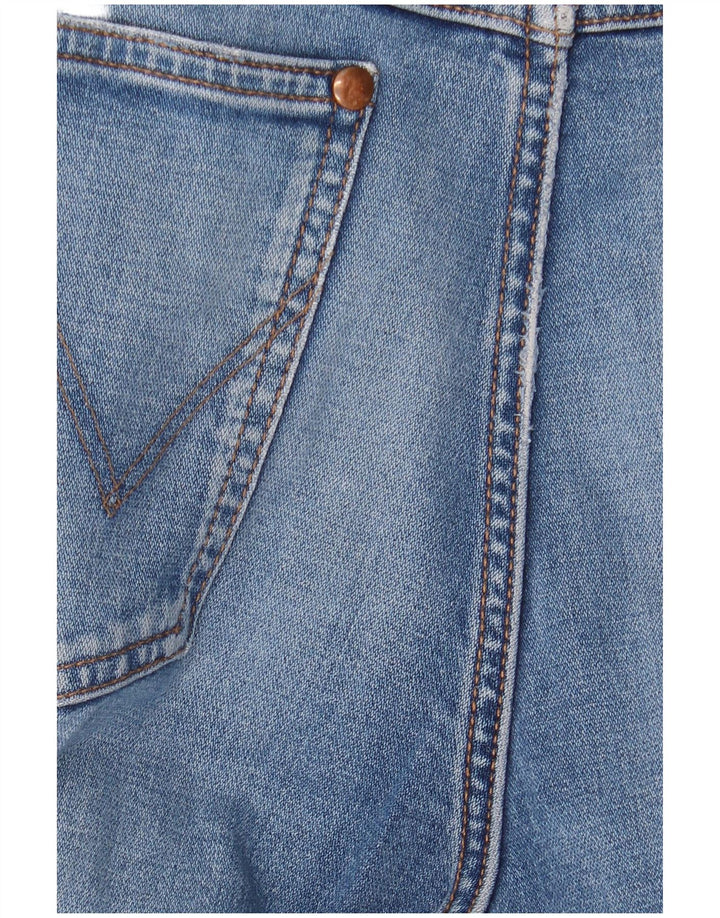 Blugi drepti pentru bărbați Wrangler W33 L32 Bumbac albastru