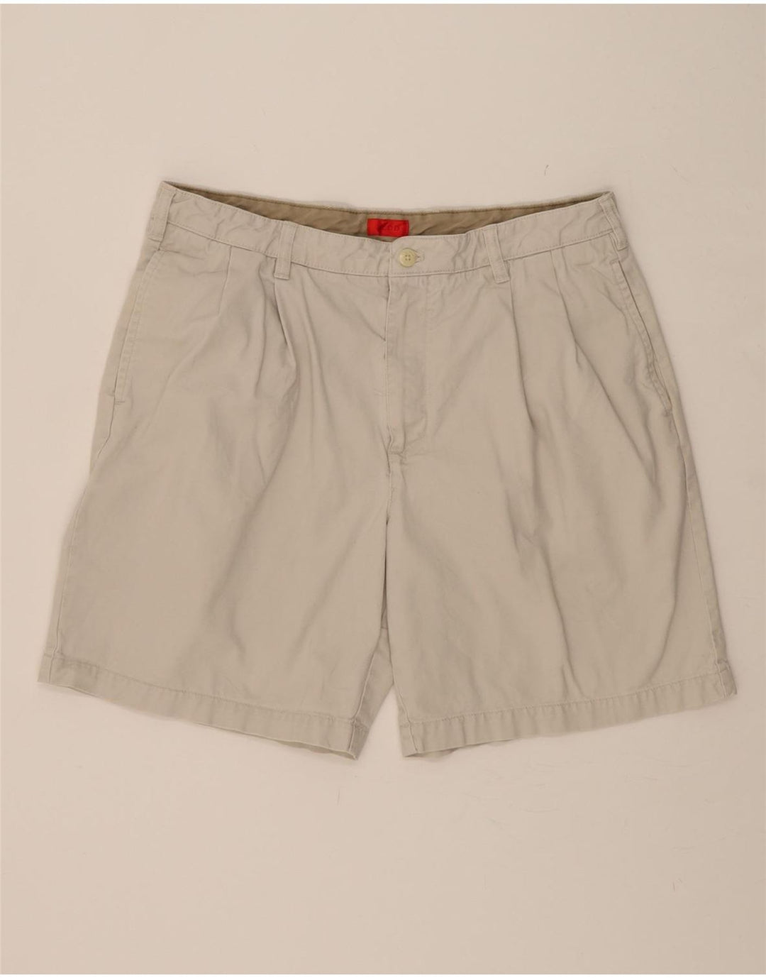 IZOD Mens Pegged Chino Shorts W36 Large Grey Cotton Vintage Izod and Second-Hand Izod from Messina Hembry 
