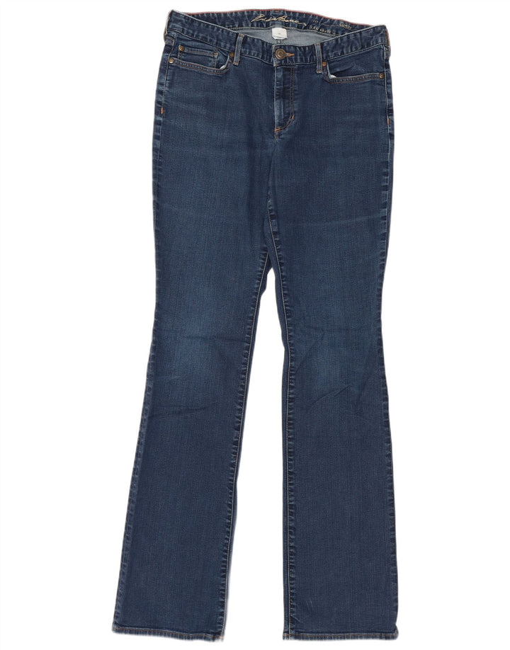 EDDIE BAUER Blugi cu bootcut pentru femei US 10 Large W32 L35 Blue Bumbac