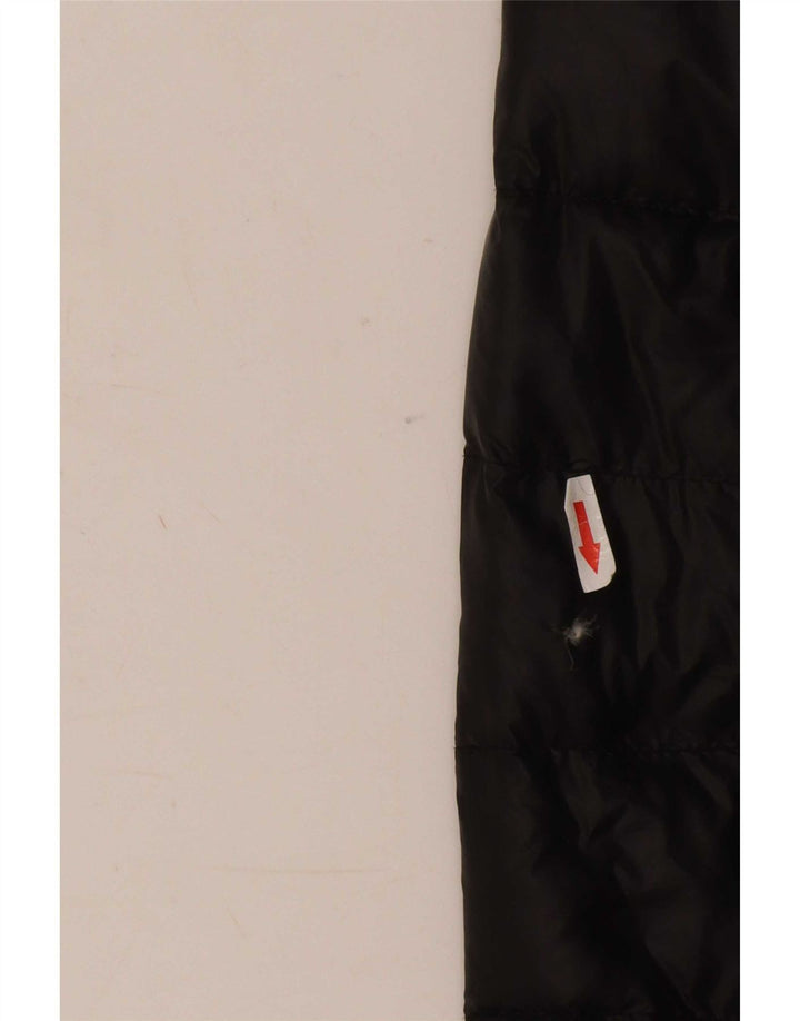 Jachetă căptușită pentru femei Michael Kors UK 14 Medium Black Nylon