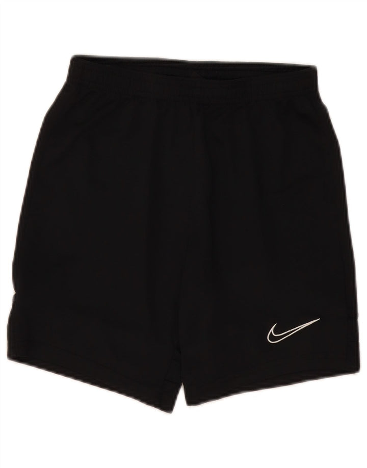 Pantaloni scurți sport NIKE Dri Fit pentru băieți 10-11 ani Poliester negru mediu