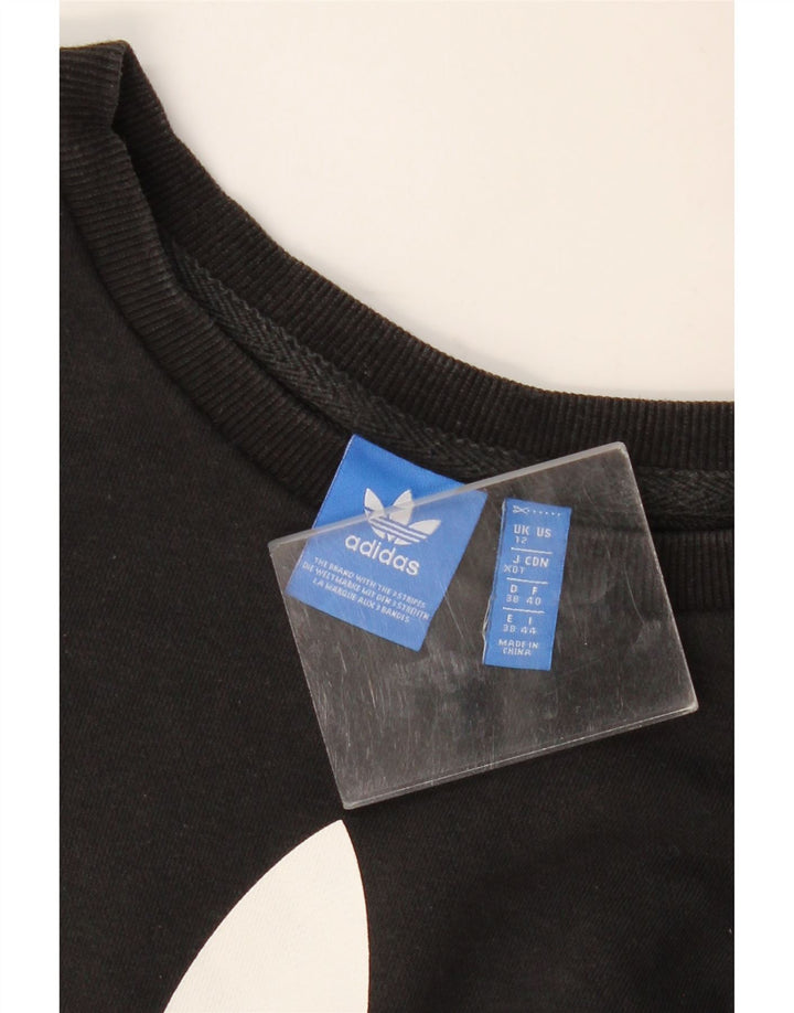 Pulover cu grafic pentru femei Adidas UK 12 Medium Negru