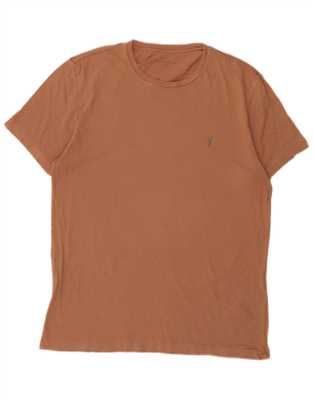 Tricou pentru bărbați All Saints Top din bumbac maro mediu