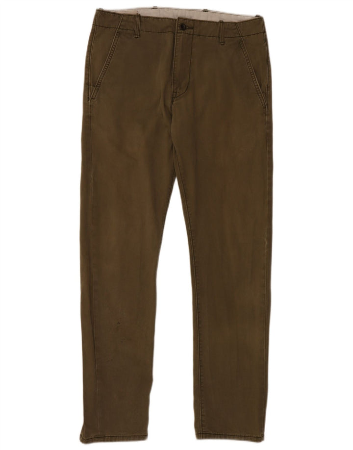 Pantaloni chino slim pentru bărbați LEVI'S L32 L32 bumbac kaki