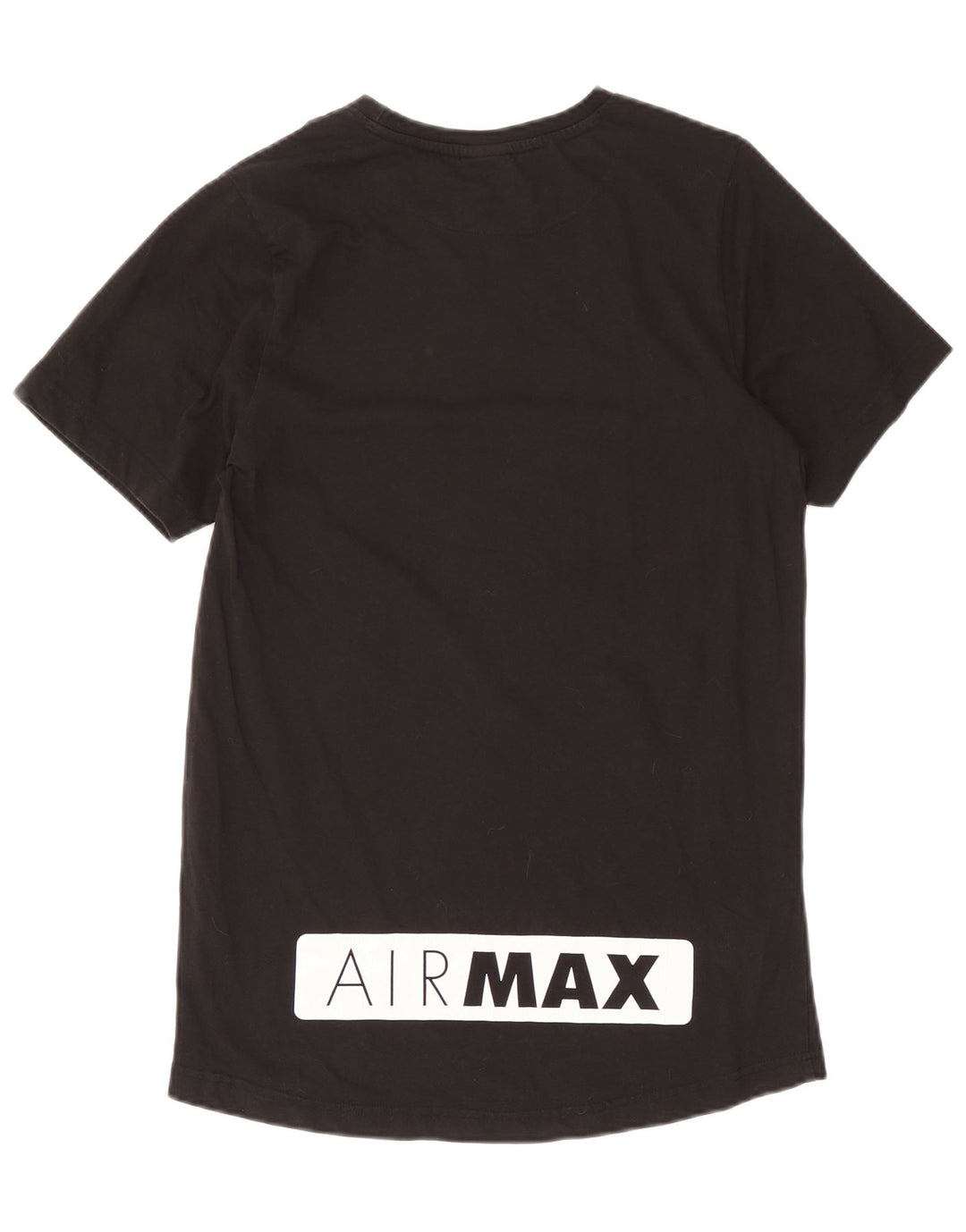 Tricou pentru bărbați Nike Air Max Graphic Top Medium Negru Bumbac