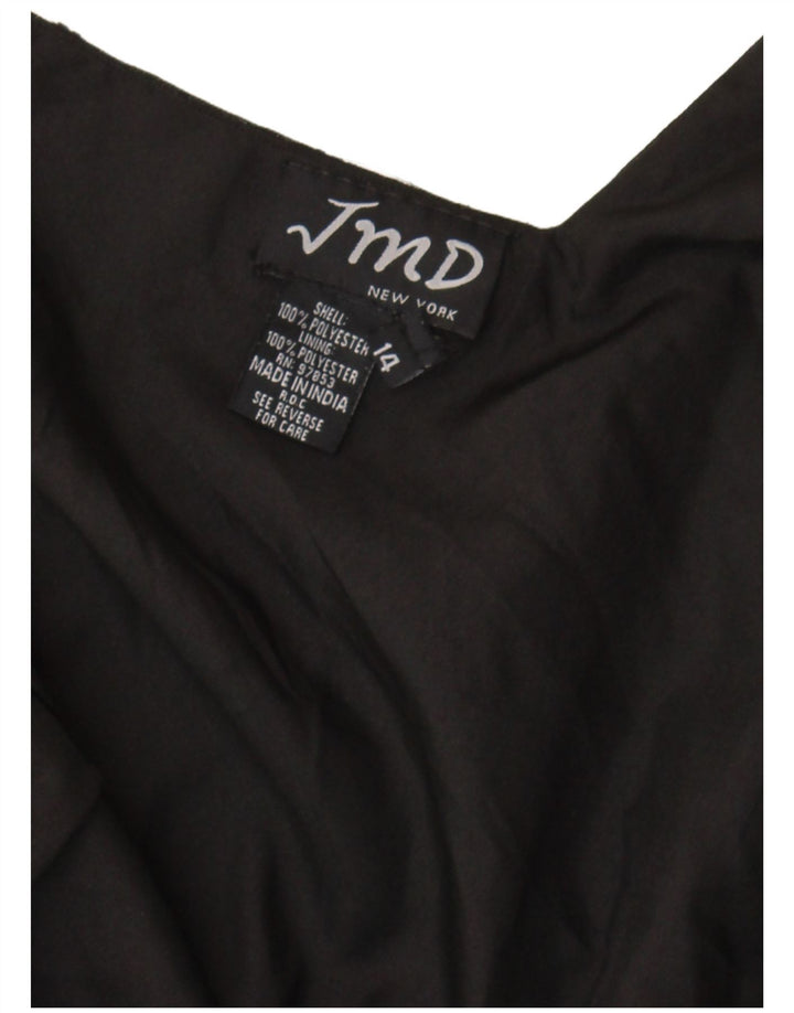 Rochie asimetrică pentru femei JMD UK 12 Poliester mediu negru