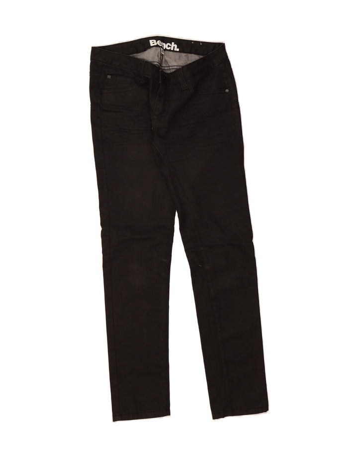BENCH Womens Slim Jeans W30 L31  Black Cotton Vintage Bench and Second-Hand Bench from Messina Hembry 