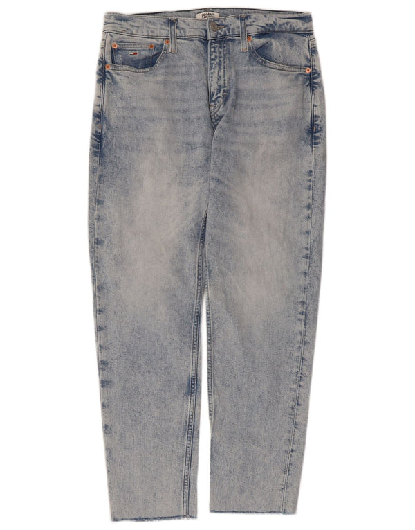 TOMMY HILFIGER Blugi drepti pentru femei W28 L26 Bumbac albastru