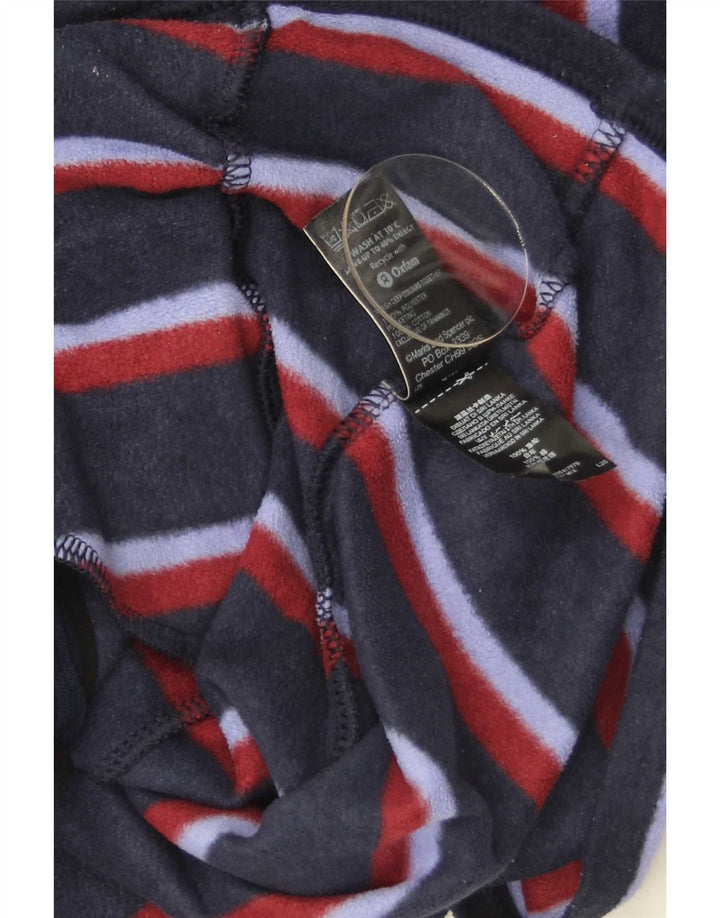 Jachetă fleece pentru femei Marks & Spencer UK 16 mare, bleumarin, cu dungi