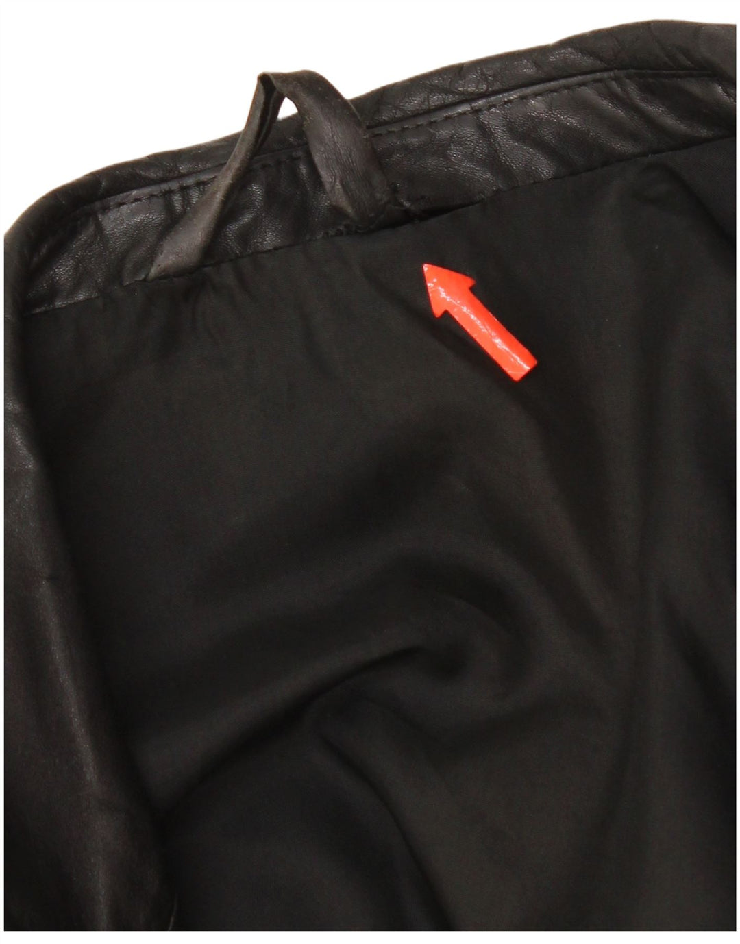 Jachetă de piele vintage pentru bărbați UK 38 Medium Black Leather