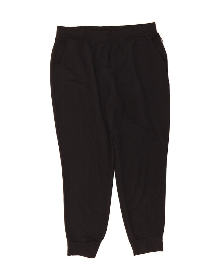 EDDIE BAUER Womens Tracksuit Trousers Joggers UK 16 Large Black Polyester Vintage Eddie Bauer and Second-Hand Eddie Bauer from Messina Hembry 