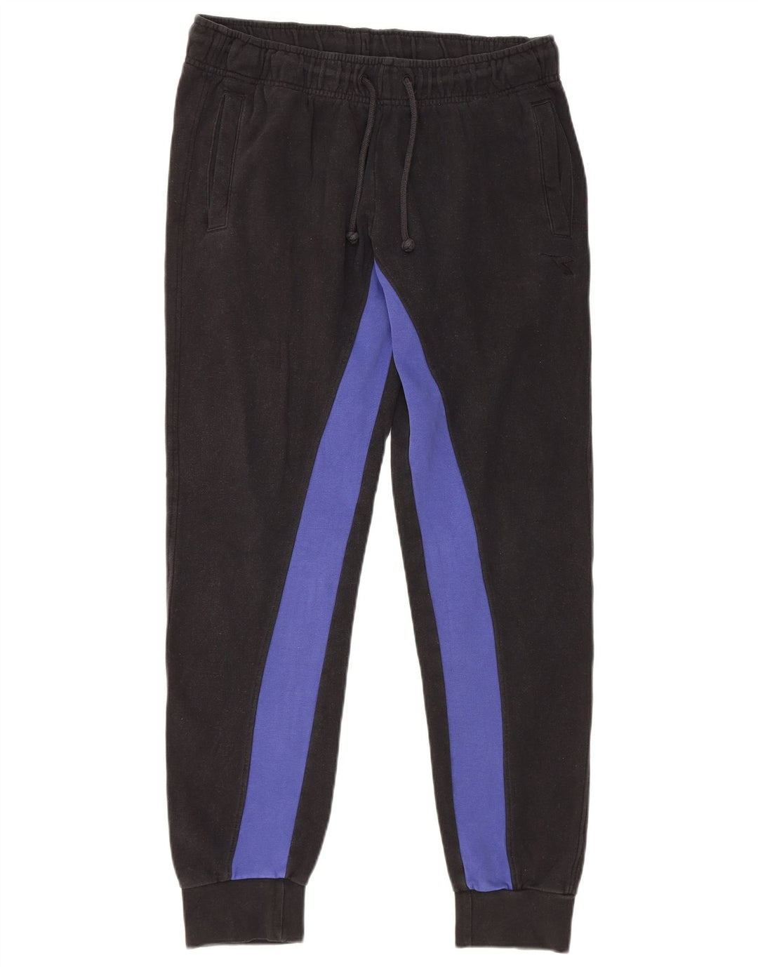 DIADORA Pantaloni de trening pentru bărbați Joggeri mari, negru, color block, bumbac