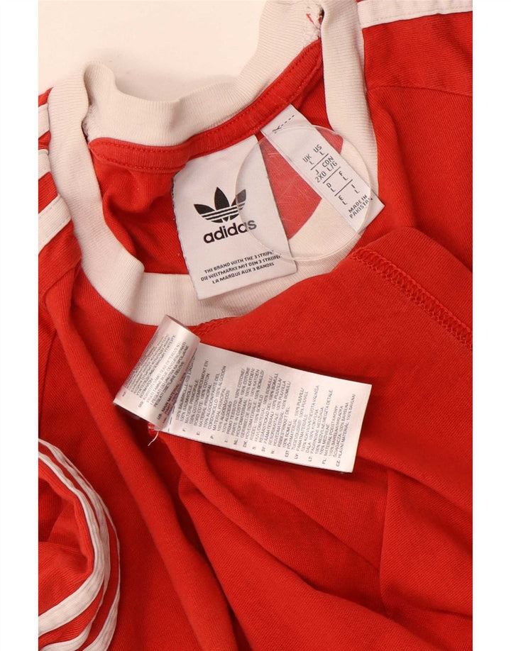 Tricou pentru bărbați Adidas Top mare bumbac roșu