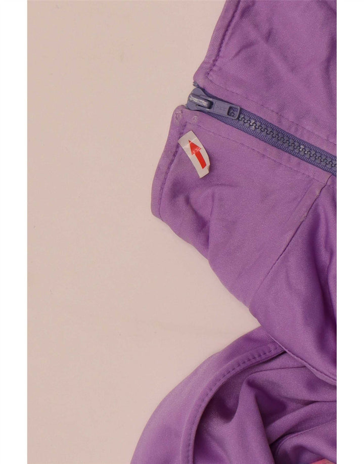 Jachetă de top pentru trening Aesse pentru femei, cu model abstract, UK 14, violet mediu