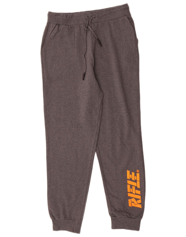 Rifle Pantaloni de trening grafic pentru bărbați Pantaloni de jogging XL, bumbac cu pete gri