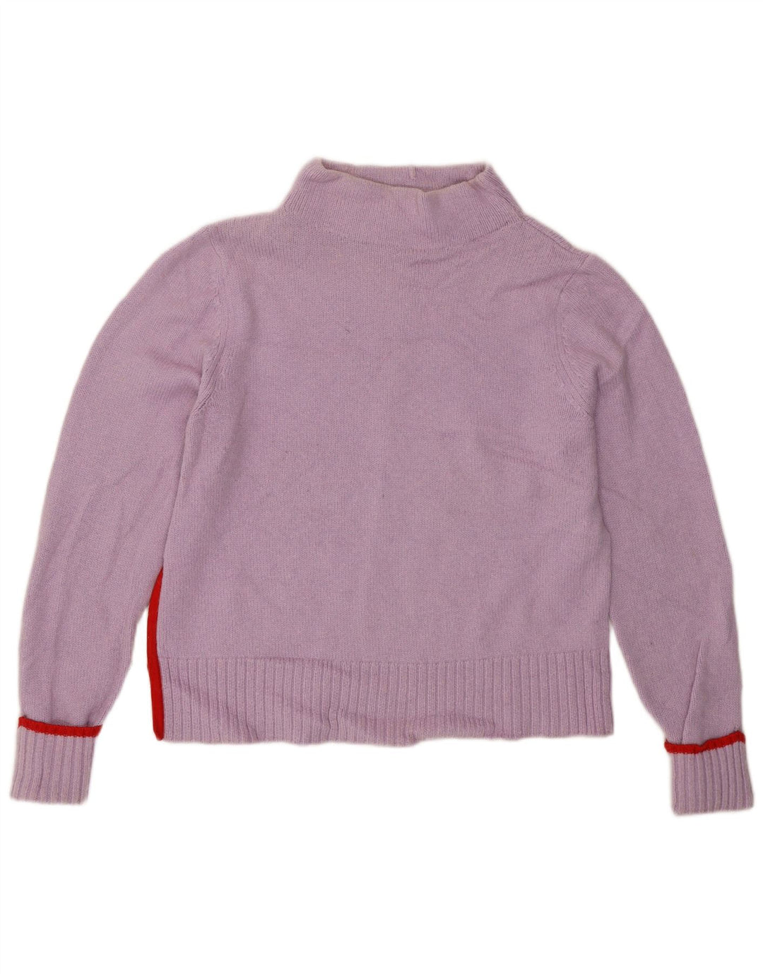 MINT VELVET Pulover cu gât țestoasă pentru femei UK 12 Poliamidă violet mediu