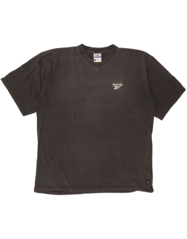 Tricou Reebok pentru bărbați, mare, gri din bumbac