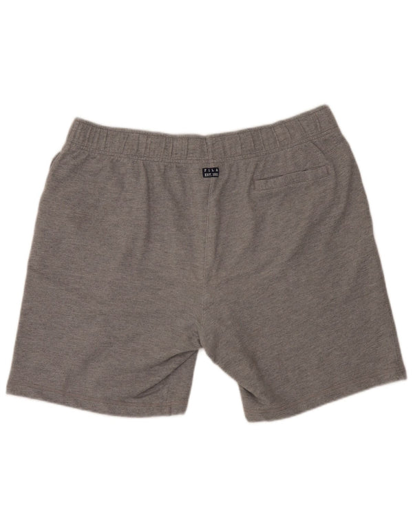 Pantaloni scurți sport Fila pentru bărbați XL, gri pătat