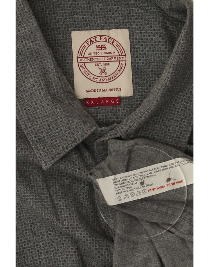 Cămașă pentru bărbați Fat Face 2XL bumbac gri