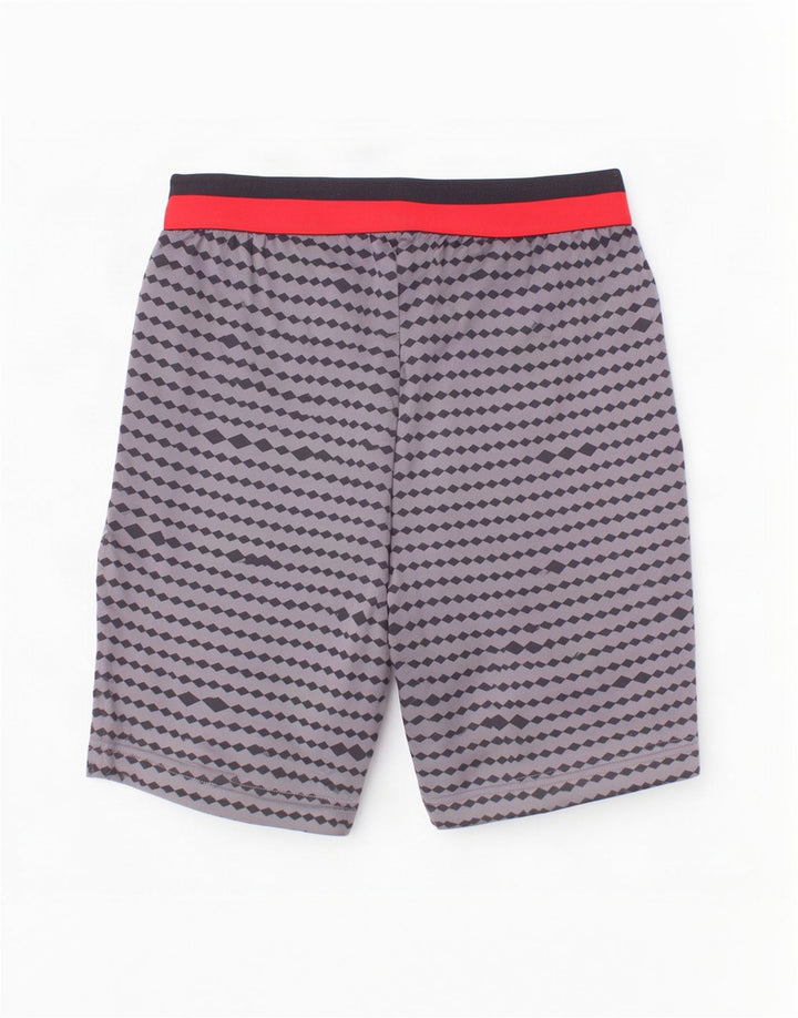Pantaloni scurți sport adidas băieți 13-14 ani poliester geometric gri