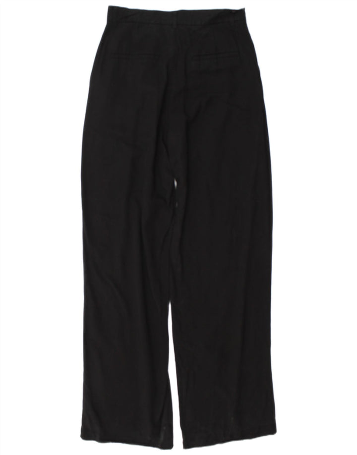 Pantaloni chino pentru femei Marks & Spencer Mici L26 L34 Negru Lyocell